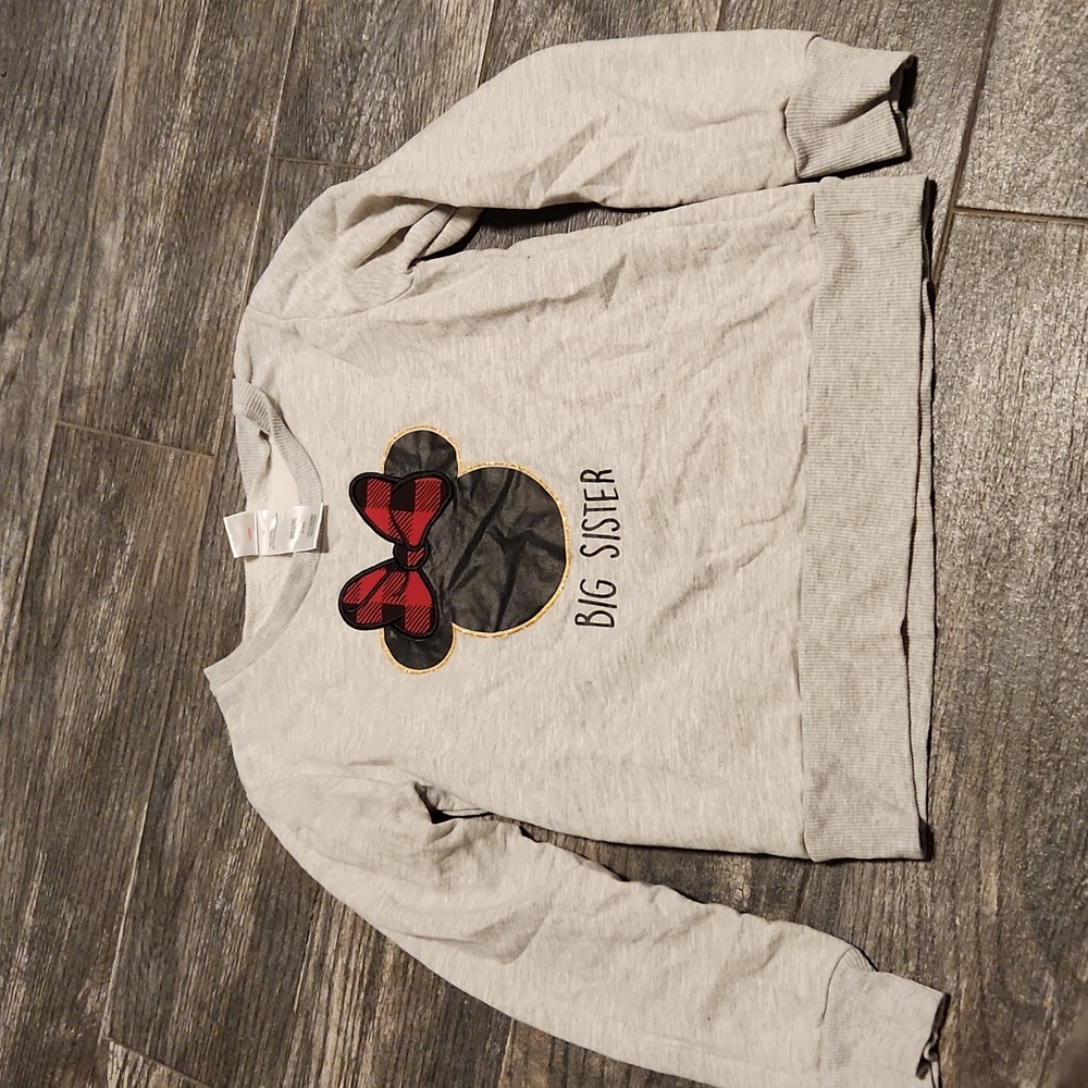 Disney Holiday Minnie Big Sister Sweatshirt